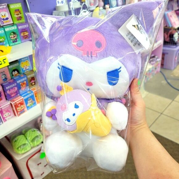 Brand New Sanrio Kuromi Ice Cream Plushies Toy Doll 13 " - Picture 1 of 7